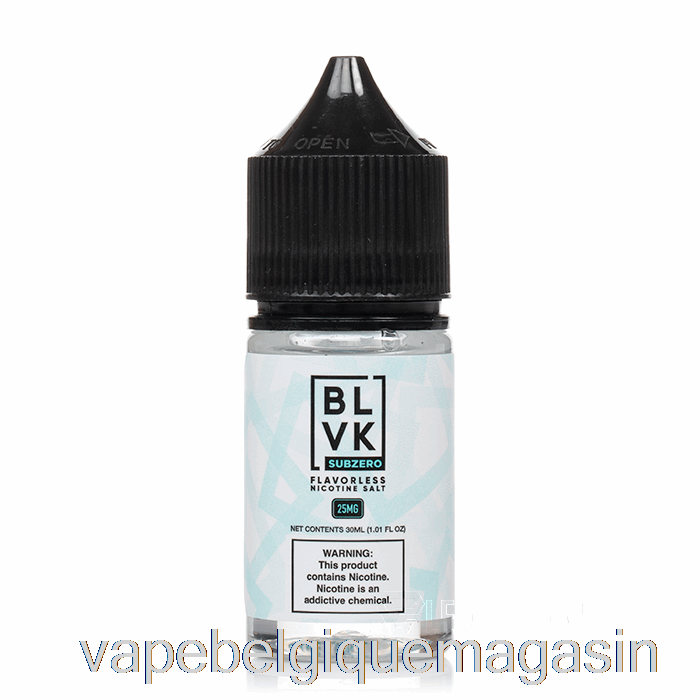 Vape Shop Bruxelles Sub Zero - Sels Blvk - 30ml 35mg